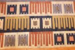 vintage swedish mmf kilim 49198 border Nazmiyal