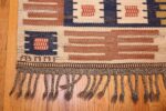 vintage swedish mmf kilim 49198 signature Nazmiyal
