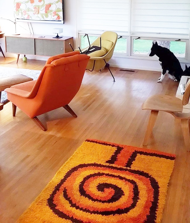 Home Decorating With Vintage Swedish Rya Rugs by Nazmiyal