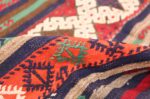 Vintage Tribal Turkish Kilim 50730 Colorful Pile Nazmiyal