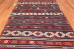 Vintage Tribal Turkish Kilim 50730 Field Pattern Nazmiyal