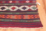 Vintage Tribal Turkish Kilim 50730 Side Corner Nazmiyal