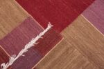 Weave Swedish inspired Scandinavian Modern Kilim carpet 48479 by Nazmiyal