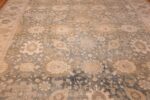 antique floral indian agra rug 1342 field Nazmiyal