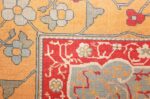 antique ivory room size indian agra rug 49176 weave Nazmiyal