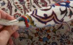 fine hekmatenejad vintage isfahan persian rug 51019 pile Nazmiyal
