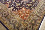 fine heydarzadeh hunting vintage tabriz persian rug 51026 nazmiyal side