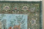 fine pictorial sheikh sannan vintage tabriz persian rug 51027 border Nazmiyal