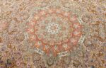fine shahsavarpour silk and metallic thread persian tabriz rug 51000 nazmiyal medallion