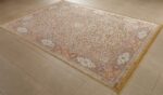 fine shahsavarpour silk and metallic thread persian tabriz rug 51000 nazmiyal side