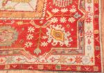 large antique arts and crafts turkish oushak rug 49144 corner Nazmiyal