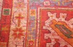 large antique arts and crafts turkish oushak rug 49144 weave Nazmiyal