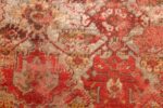 shabby chic antique turkish angora oushak rug 48183 field Nazmiyal
