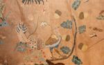 18th century indian embroidery textile 49099 bluebird Nazmiyal