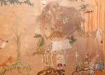 18th century indian embroidery textile 49099 corner Nazmiyal