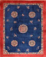 antique blue chinese rug 49243 Nazmiyal