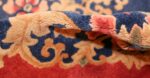 antique blue chinese rug 49243 pile Nazmiyal