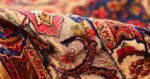 antique metallic threading silk souf kashan persian rug 49246 pile Nazmiyal