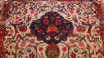antique metallic threading silk souf kashan persian rug 49246 top Nazmiyal