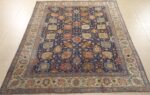 antique navy bakground tabriz persian rug 51061 full Nazmiyal