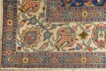 antique navy bakground tabriz persian rug 51061 part Nazmiyal