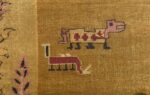 antique tribal agra indian rug 51063 animal Nazmiyal