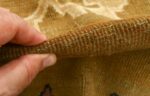 antique tribal agra indian rug 51063 pile Nazmiyal
