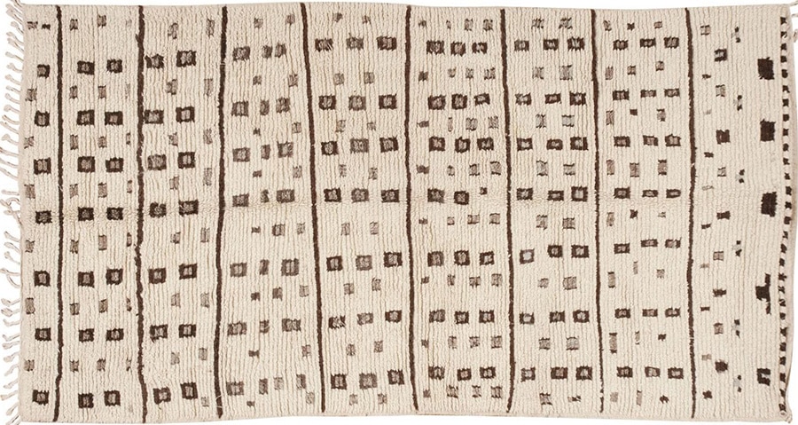 Ashley Darryl Decor Vintage Moroccan Beni Ourain Rug by Nazmiyal Antique Rugs