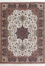 fine ala baf vintage tabriz persian rug 51046 Nazmiyal