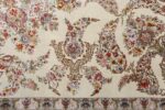 fine gharebaghi design vintage tabriz persian rug 51049 peony Nazmiyal