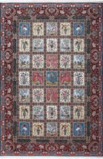 fine golestan design vintage tabriz persian rug 51028 nazmiyal