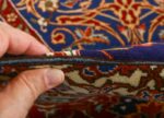 fine gonbad design vintage tabriz persian rug 51042 pile Nazmiyal