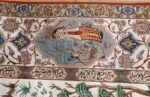 fine hunting design vintage tabriz persian rug 51057 leili Nazmiyal
