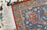 fine hunting design vintage tabriz persian rug 51057 weave Nazmiyal