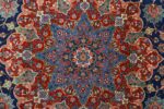 fine navy background vintage tabriz persian rug 51038 center Nazmiyal