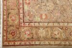 fine samadi animal motif vintage tabriz persian rug 51036 inner corner Nazmiyal