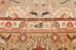 fine samadi animal motif vintage tabriz persian rug 51036 inner signature Nazmiyal