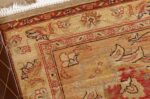 fine samadi animal motif vintage tabriz persian rug 51036 inner weave Nazmiyal