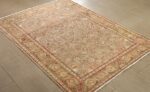fine samadi animal motif vintage tabriz persian rug side Nazmiyal