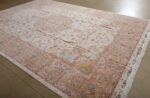 fine shirfar vintage tabriz persian rug 51029 Nazmiyal side