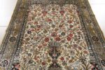 fine tree of life design vintage silk souf qum persia rug 51048 field Nazmiyal