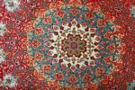 fine zohreh design vintage tabriz persian rug 51047 slimi Nazmiyal