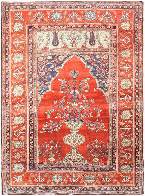 Antique Persian Prayer Rug Design Antique Persian Prayer Rug Design Nazmiyal