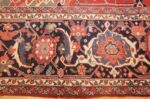 large antique serapi persian rug 49007 border Nazmiyal