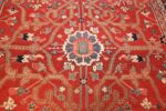 large antique serapi persian rug 49007 middle Nazmiyal