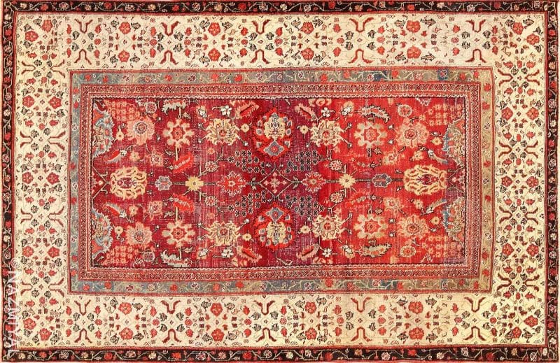 Antique Indian Agra Rug Nazmiyal