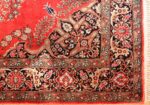 vintage silk qum persian rug 49247 corner Nazmiyal