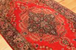 vintage silk qum persian rug 49247 side Nazmiyal