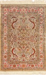 vintage silk souf herekeh turkish rug 49245 Nazmiyal