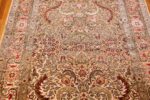 vintage silk souf herekeh turkish rug 49245 field Nazmiyal